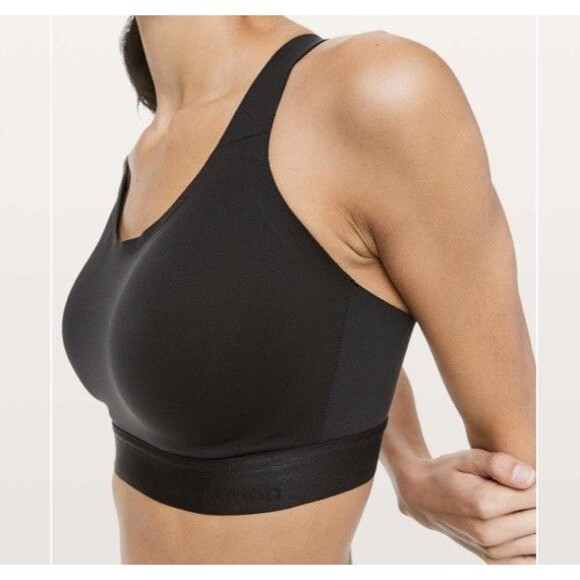Lululemon Womens Fine Form Bra Size 34C Black Convertible Straps Wireless Yoga - Picture 10 of 13